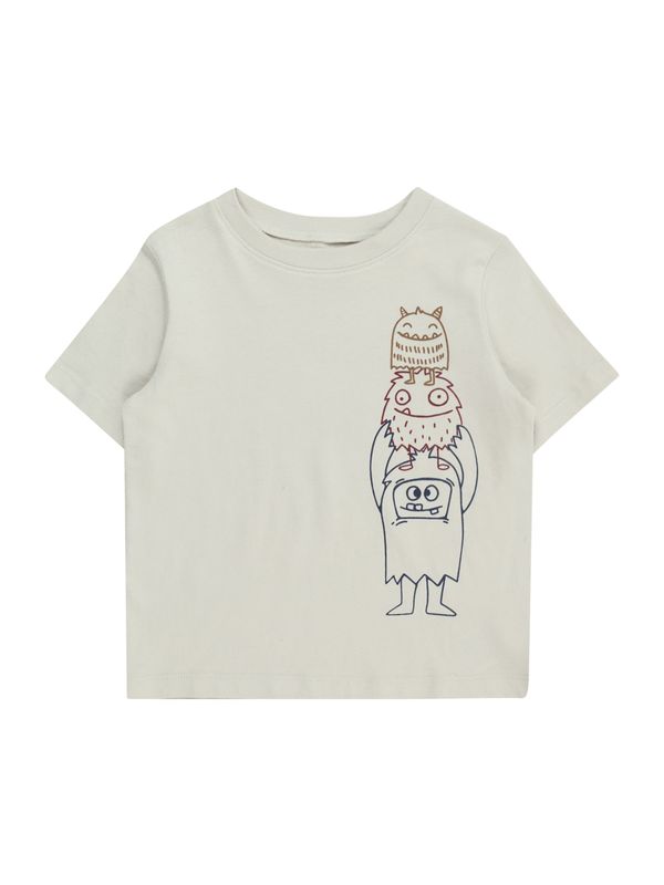 GAP GAP Тениска  светлобежово / тъмнобежово / нейви синьо / червено