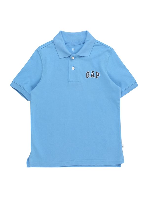 GAP GAP Тениска  светлосиньо / черно / бяло