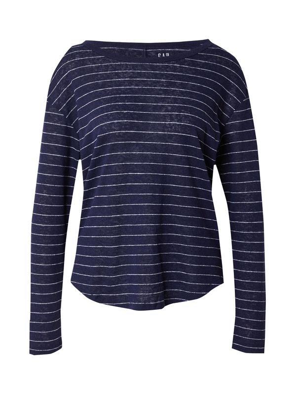 GAP GAP Тениска  тъмносиньо / бяло