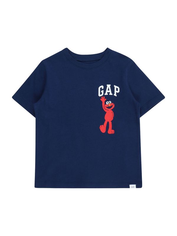 GAP GAP Тениска  тъмносиньо / червено / бяло