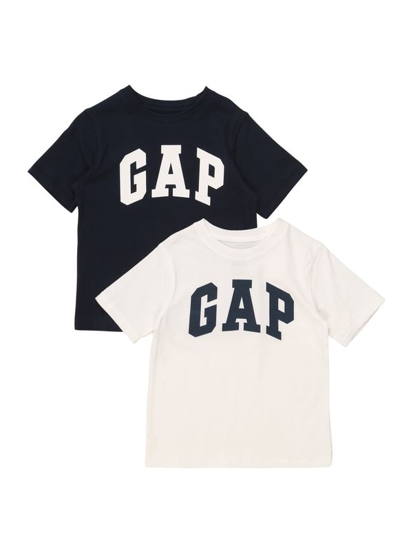 GAP GAP Тениска  тъмносиньо / естествено бяло
