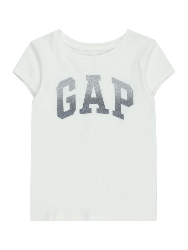 GAP GAP Тениска  тъмносиво / сребърно / мръсно бяло