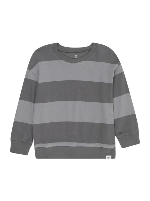 GAP GAP Тениска 'V-JAN'  сиво / графитено сиво