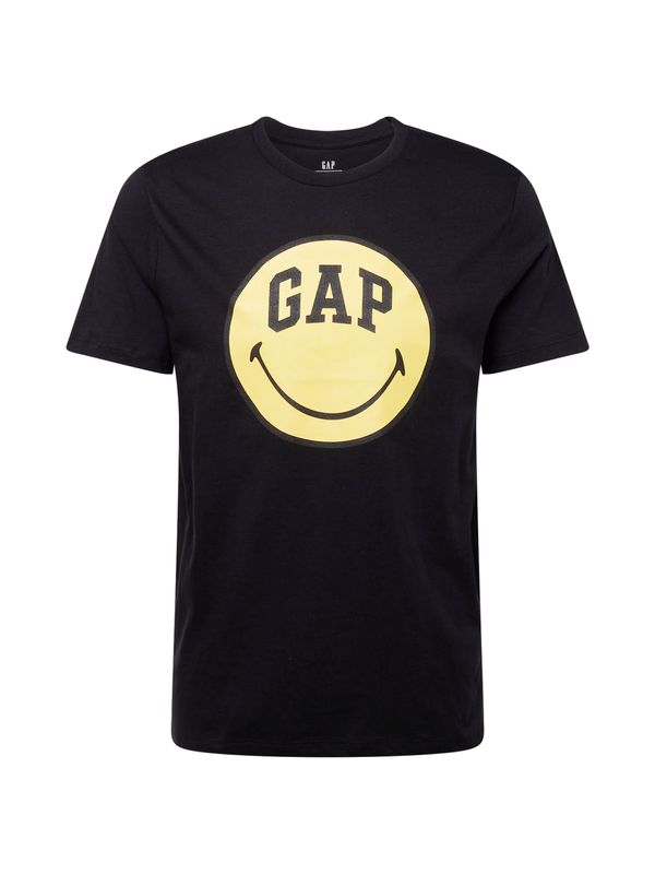 GAP GAP Тениска  жълто / черно