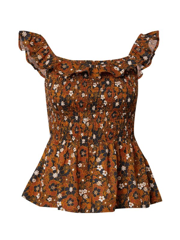 GAP GAP Топ  кафяво / мед / черно / бяло