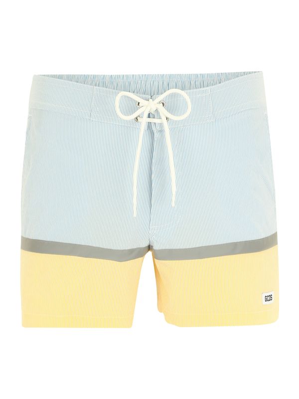 GCDS GCDS Шорти за плуване  светлосиньо / светложълто / сиво / мръсно бяло