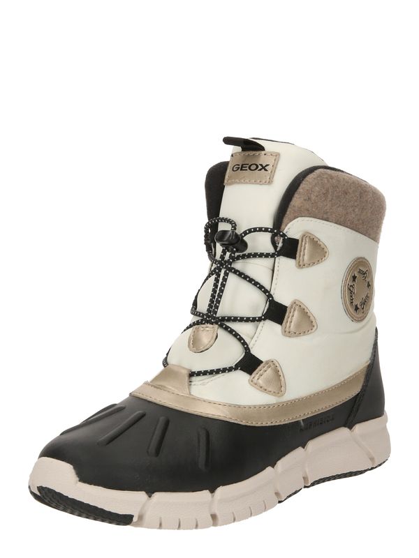 GEOX GEOX Апрески  бежово / черно / сребърно