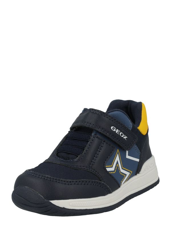 GEOX GEOX Сникърси 'RISHON'  синьо / тъмносиньо / жълто / бяло