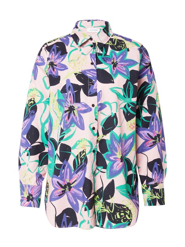 GERRY WEBER GERRY WEBER Блуза  зелено / тъмнолилаво / бледорозово / черно