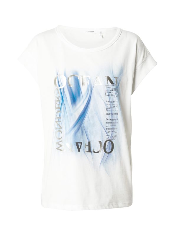 GERRY WEBER GERRY WEBER Тениска  синьо / сребърно / мръсно бяло