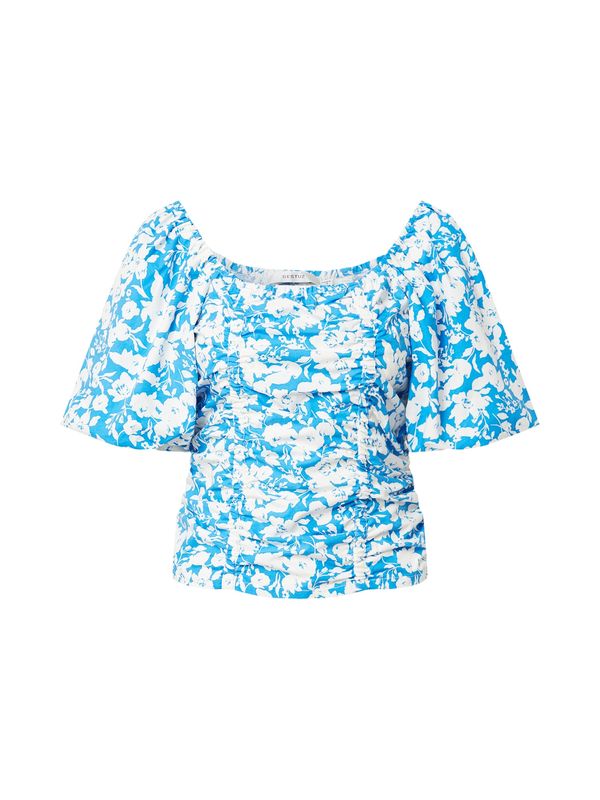 Gestuz Gestuz Блуза 'Mynte'  синьо / бяло