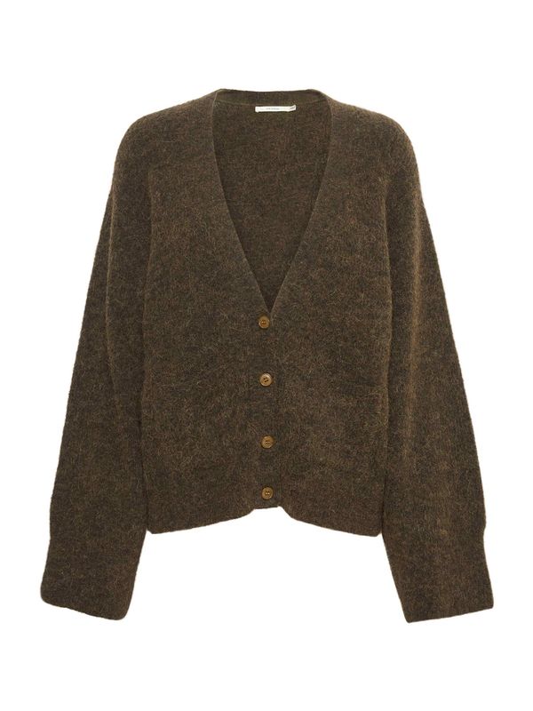 Gestuz Gestuz Плетена жилетка 'Alpha'  маслина