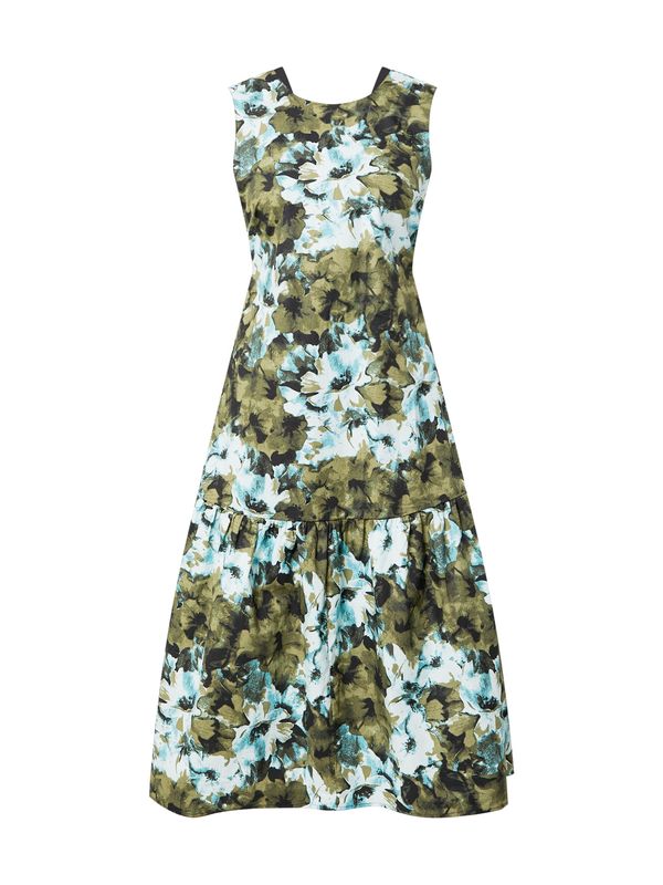 Gestuz Gestuz Рокля  тюркоазен / светлосиньо / каки / черно