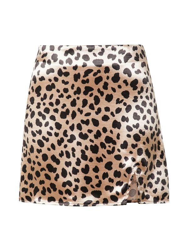 Gina Tricot Gina Tricot Пола 'Minky'  кафяво / черно / бяло