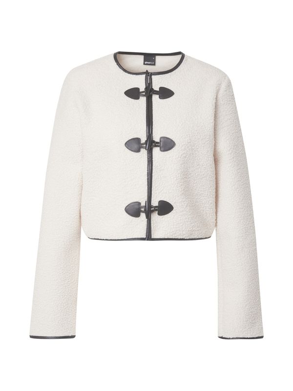 Gina Tricot Gina Tricot Преходно яке  кремаво / черно