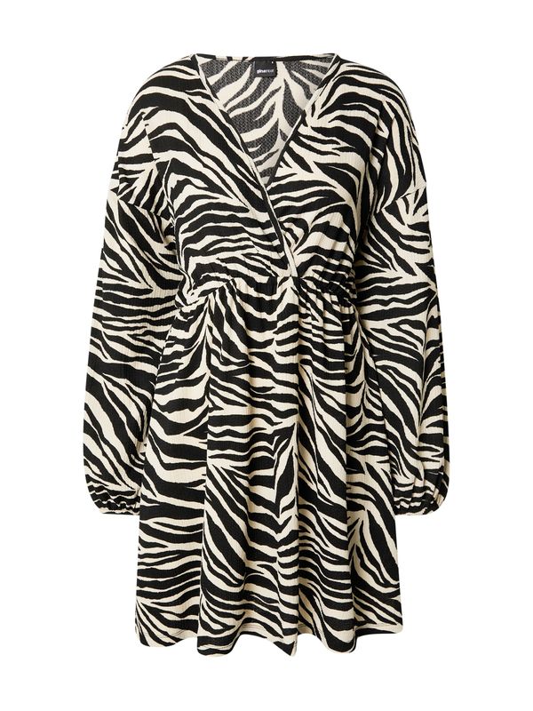 Gina Tricot Gina Tricot Рокля 'Malena'  черно / бяло