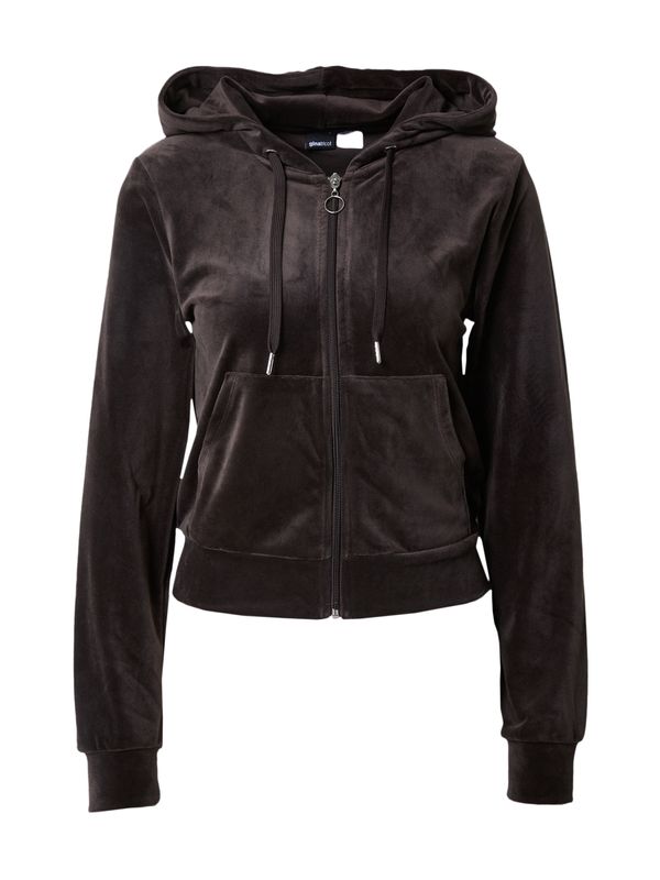 Gina Tricot Gina Tricot Суичъри с качулка 'Melinda'  тъмнокафяво