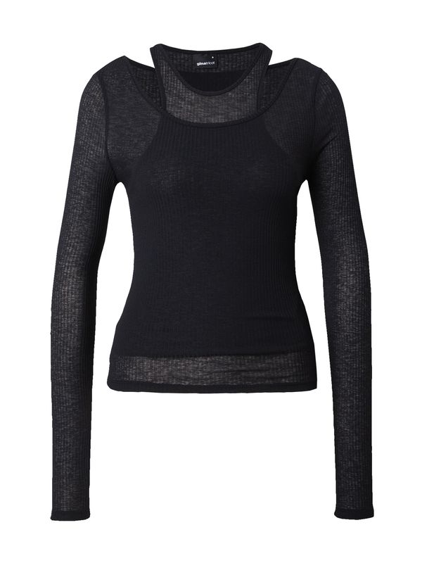 Gina Tricot Gina Tricot Тениска  черно