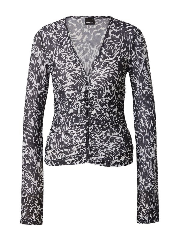 Gina Tricot Gina Tricot Тениска 'Lexie'  черно / бяло