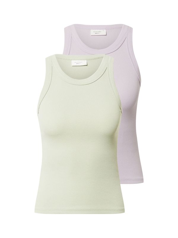 Gina Tricot Gina Tricot Топ  пастелно зелено / пастелнолилаво