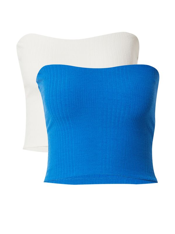 Gina Tricot Gina Tricot Топ 'Selina'  небесносиньо / бяло