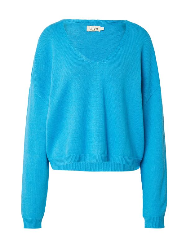Givn Berlin Givn Berlin Пуловер 'Linnea'  лазурно синьо