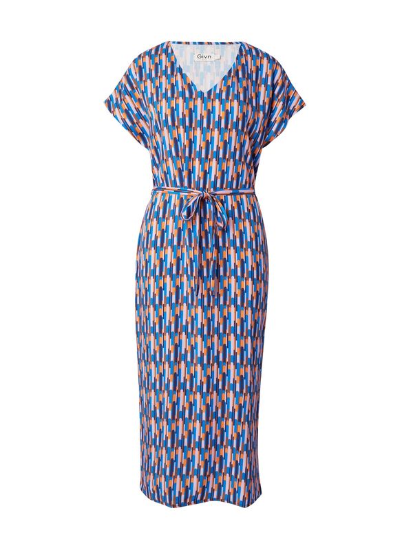 Givn Berlin Givn Berlin Рокля 'Philine'  синьо / тъмносиньо / оранжево / бледорозово