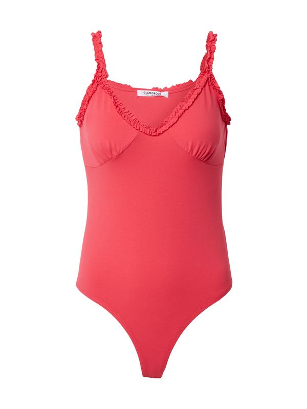 GLAMOROUS GLAMOROUS Блуза боди  светлочервено