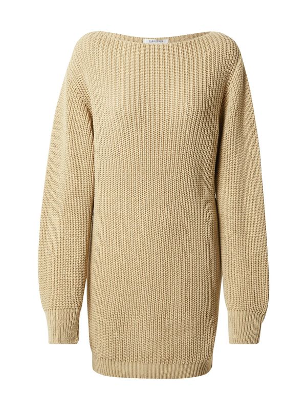 GLAMOROUS GLAMOROUS Плетена рокля  сиво-бежово