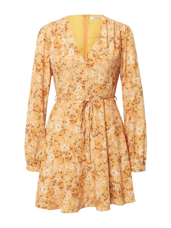 GLAMOROUS GLAMOROUS Рокля  цвят "пясък" / тъмнобежово / бяло