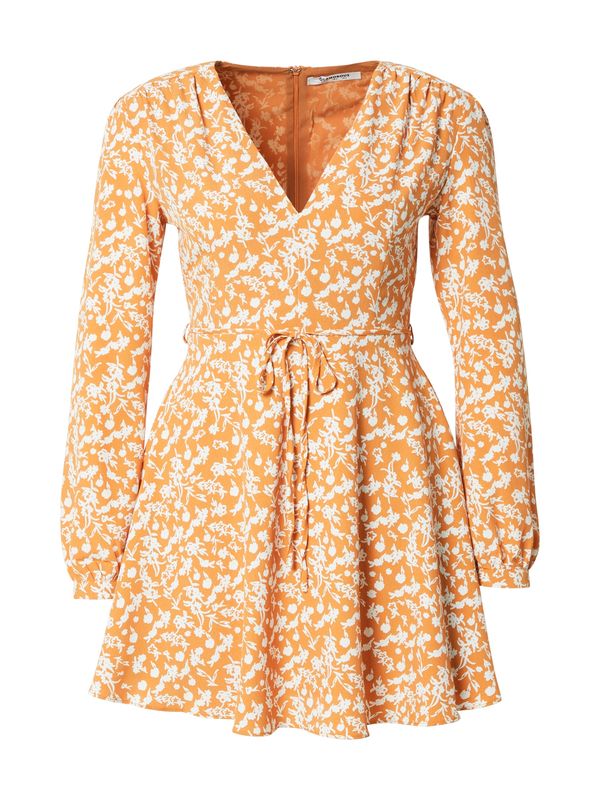 GLAMOROUS GLAMOROUS Рокля  оранжево / бяло