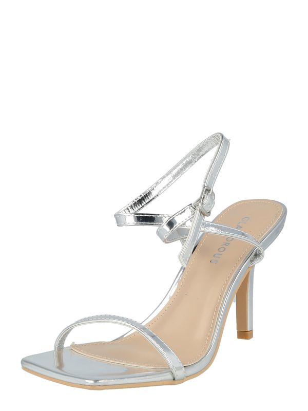 GLAMOROUS GLAMOROUS Сандали с каишка  сребърно