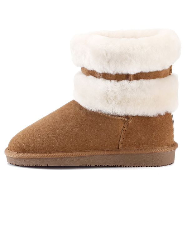 Gooce Gooce Боти 'Mara'  кафяво / бяло