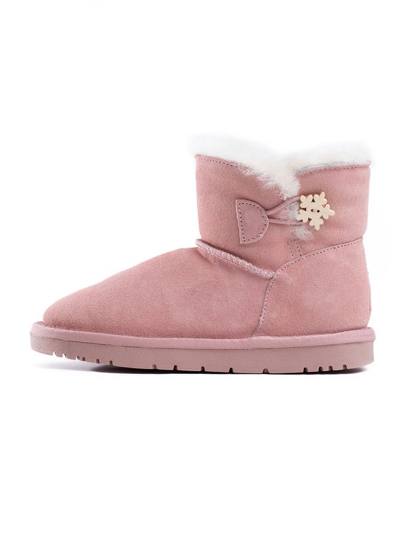 Gooce Gooce Ботуши 'Bonheur'  розово / бяло