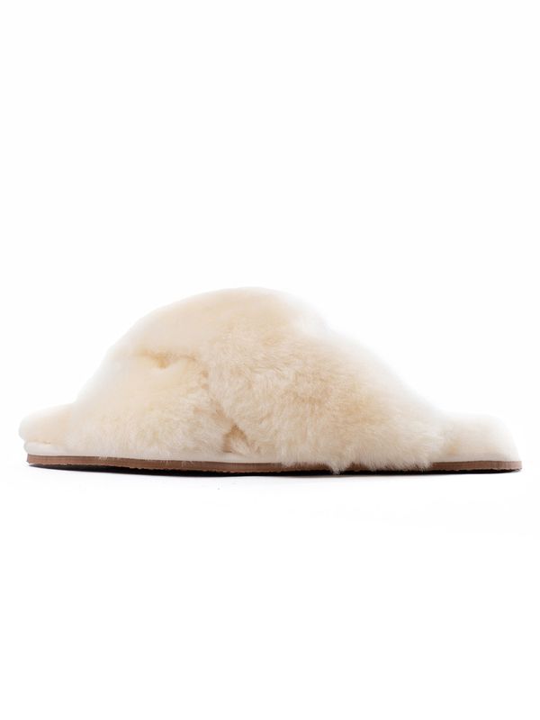 Gooce Gooce Домашни пантофи 'Furry'  мръсно бяло