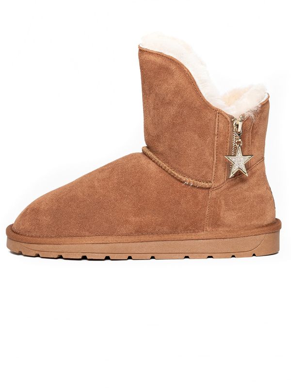 Gooce Gooce Къси ботуши 'Penny'  кремаво / кафяво