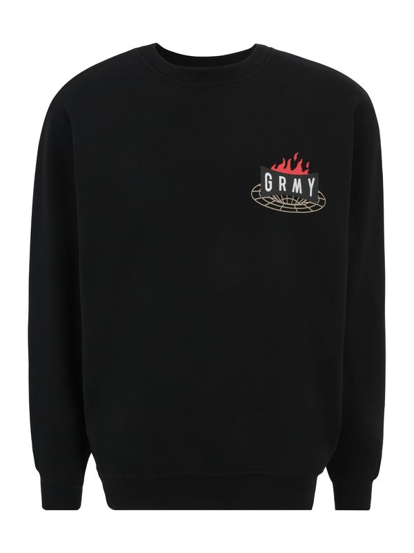 Grimey Grimey Суичър 'BACK AT YOU'  светлобежово / червено / черно / бяло