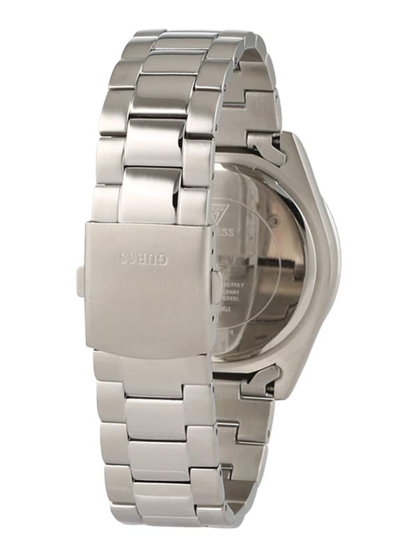GUESS GUESS Аналогов часовник  черно / сребърно