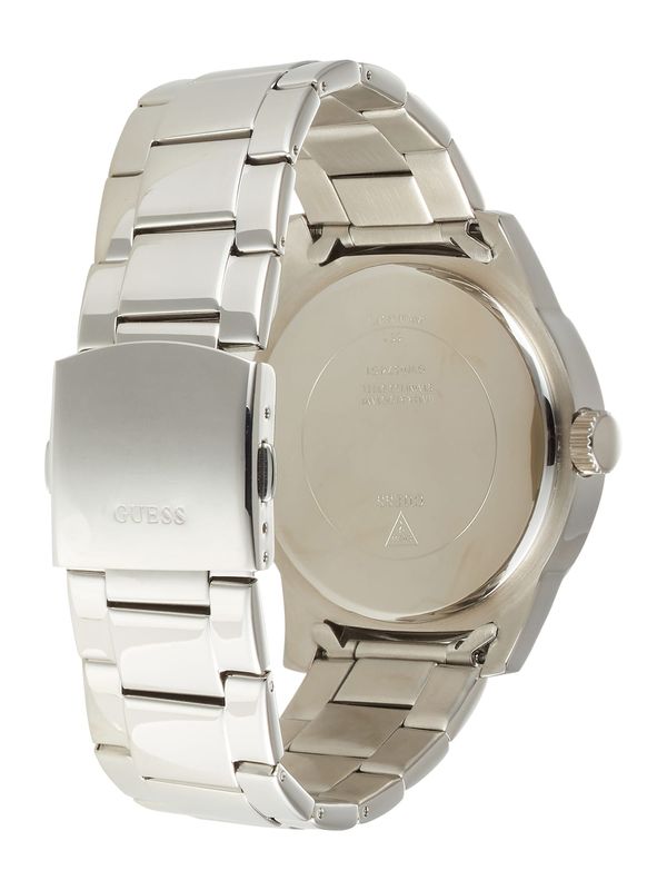 GUESS GUESS Аналогов часовник  черно / сребърно