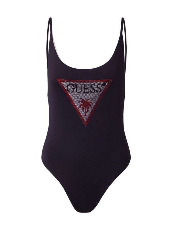 GUESS GUESS Бански костюм  червено / черно / сребърно