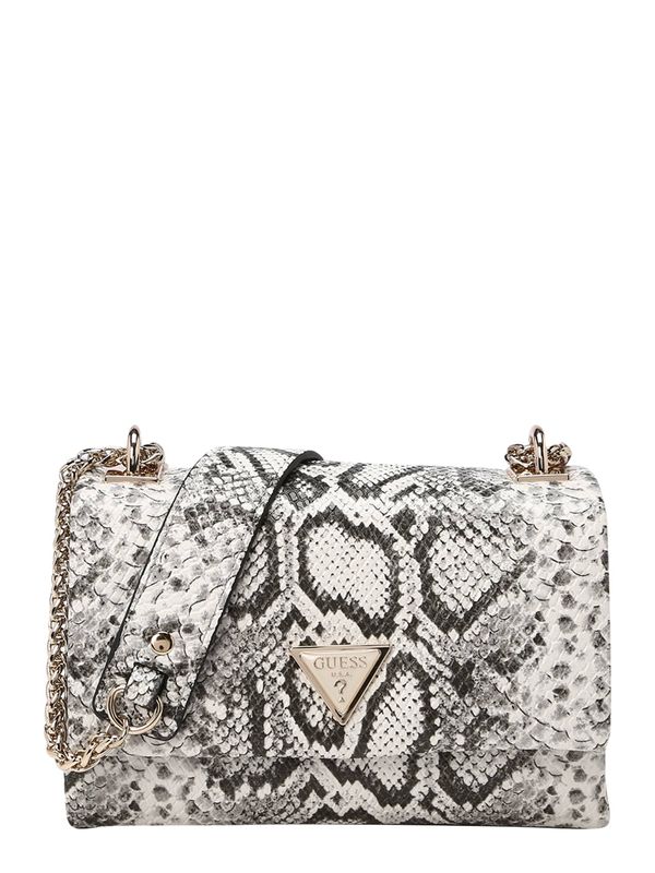 GUESS GUESS Чанта с презрамки 'DEESA'  екрю / злато / тъмносиво