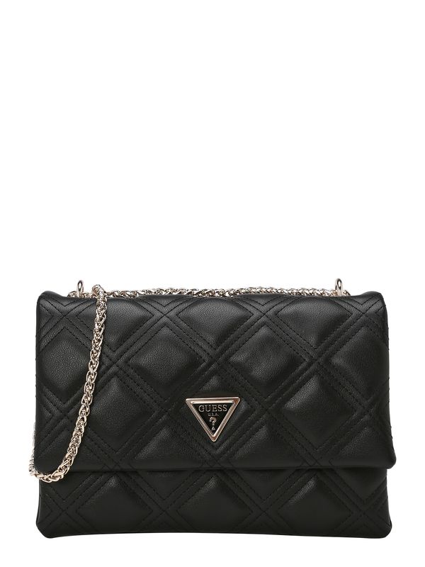 GUESS GUESS Чанта с презрамки 'Deesa'  злато / черно