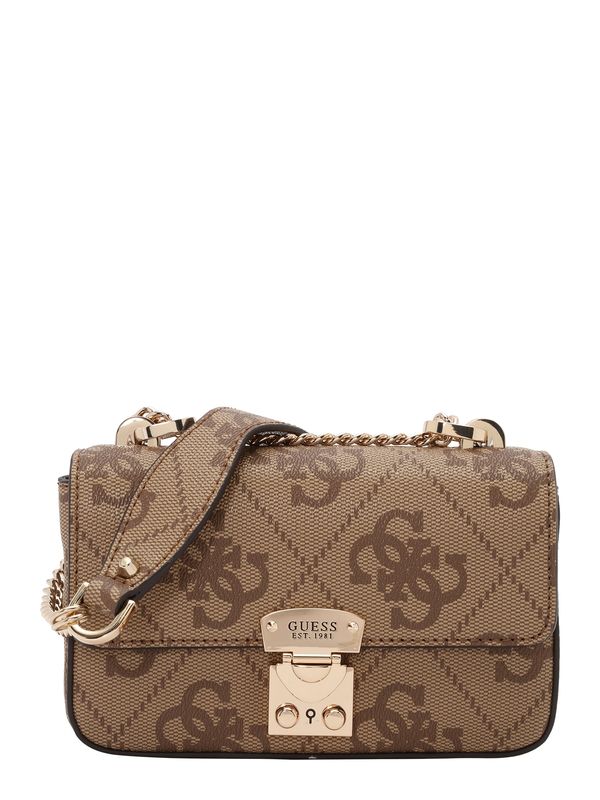 GUESS GUESS Чанта с презрамки 'Eliette'  бежово / кафяво