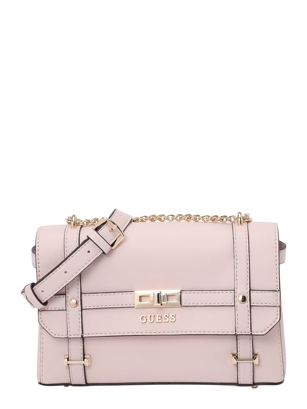 GUESS GUESS Чанта с презрамки 'EMILEE'  пастелно розово / черно