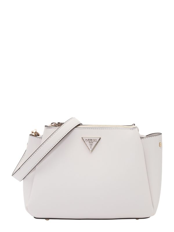 GUESS GUESS Чанта с презрамки 'Iwona'  светлосиво / сребърно