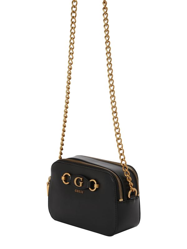 GUESS GUESS Чанта с презрамки 'IZZY'  злато / черно