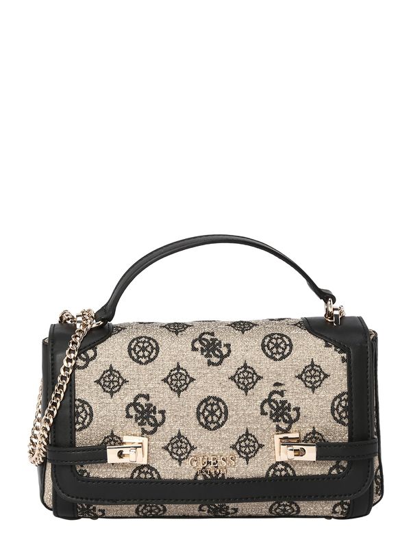 GUESS GUESS Чанта с презрамки 'Loralee'  бежово / злато / черно / бяло