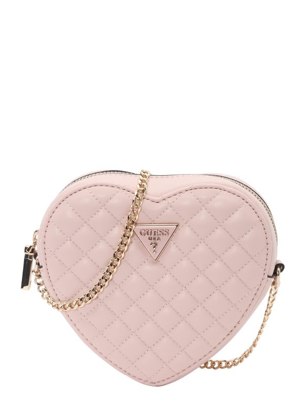 GUESS GUESS Чанта с презрамки 'RIANEE'  злато / пастелно розово / черно