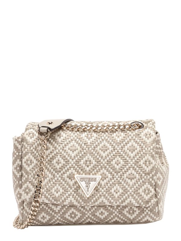 GUESS GUESS Чанта с презрамки 'Rianee'  злато / таупе сиво / мръсно бяло