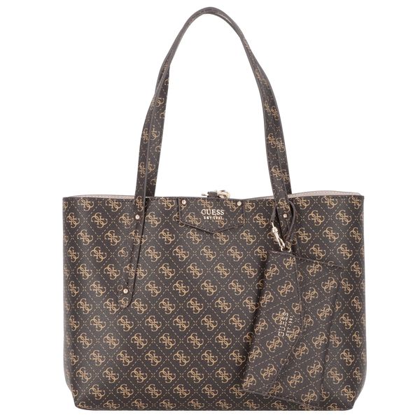 GUESS GUESS "Чанта тип ""Shopper""" 'Brenton'  светлокафяво / тъмнокафяво